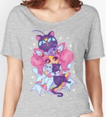 Sailor Mini Moon & Space Kitties Women's Relaxed Fit T-Shirt