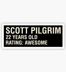 Scott Pilgrim - Scott's Name Tag Sticker