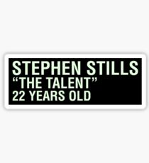 Scott Pilgrim - Stephen Stills' Name Tag Sticker