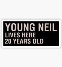 Scott Pilgrim - Young Neil's Name Card Sticker