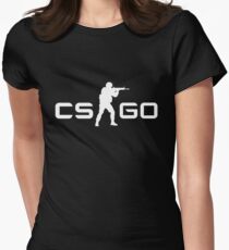 CSGO - White Women's Fitted T-Shirt