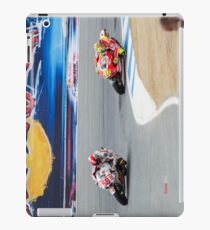 Marco Simoncelli and Valentino Rossi at laguna seca 2011 iPad Case/Skin