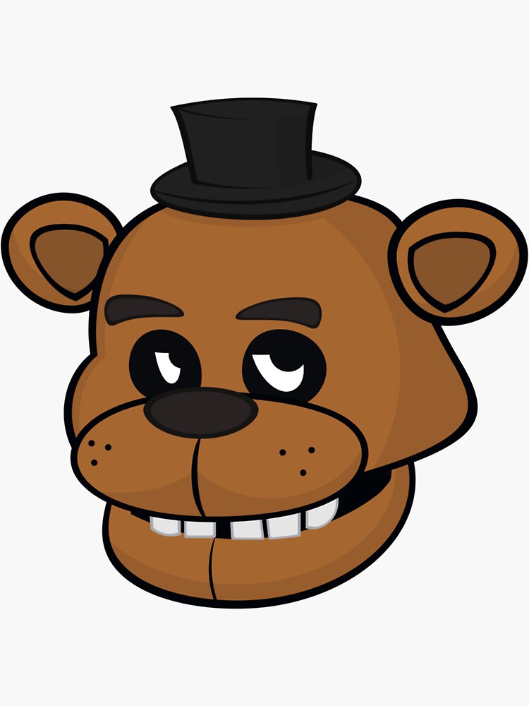 Fnaf Freddy Fazbear Sticker By Grumpyoctavian Redbubb - vrogue.co