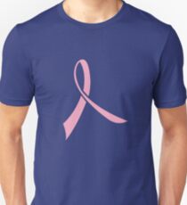 Simple Pink Ribbon Unisex T-Shirt