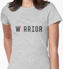 Warrior Pink Ribbon Women's Fitted T-Shirt