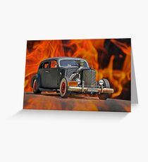 1938 Cadillac 'Lucifer's Limo' Greeting Card