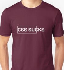 CSS Sucks Unisex T-Shirt