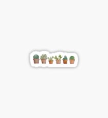 cactus line Sticker