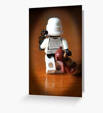 Teddy Trooper Grußkarte