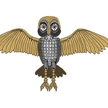 Bubo Sticker for Sale by Crestedge Designs