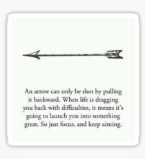 arrow Sticker