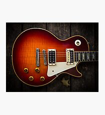 Gibson Les Paul Photographic Print