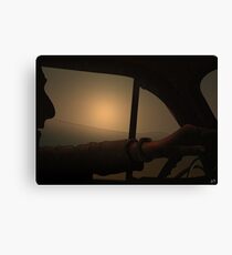 Driving Canvas Print