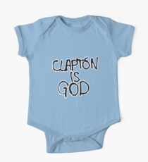 Clapton is God | London subway grafitti One Piece - Short Sleeve