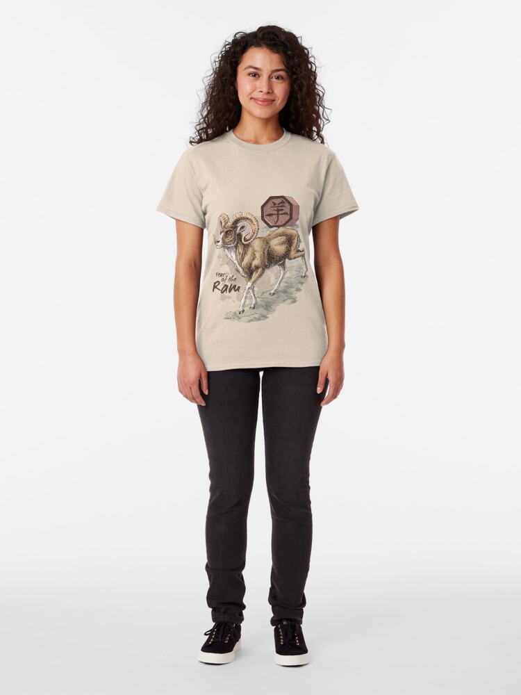Alternate view of Chinese Zodiac - the Ram Classic T-Shirt