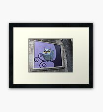 Who? Framed Print