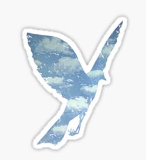 Surrealist Bird Sticker