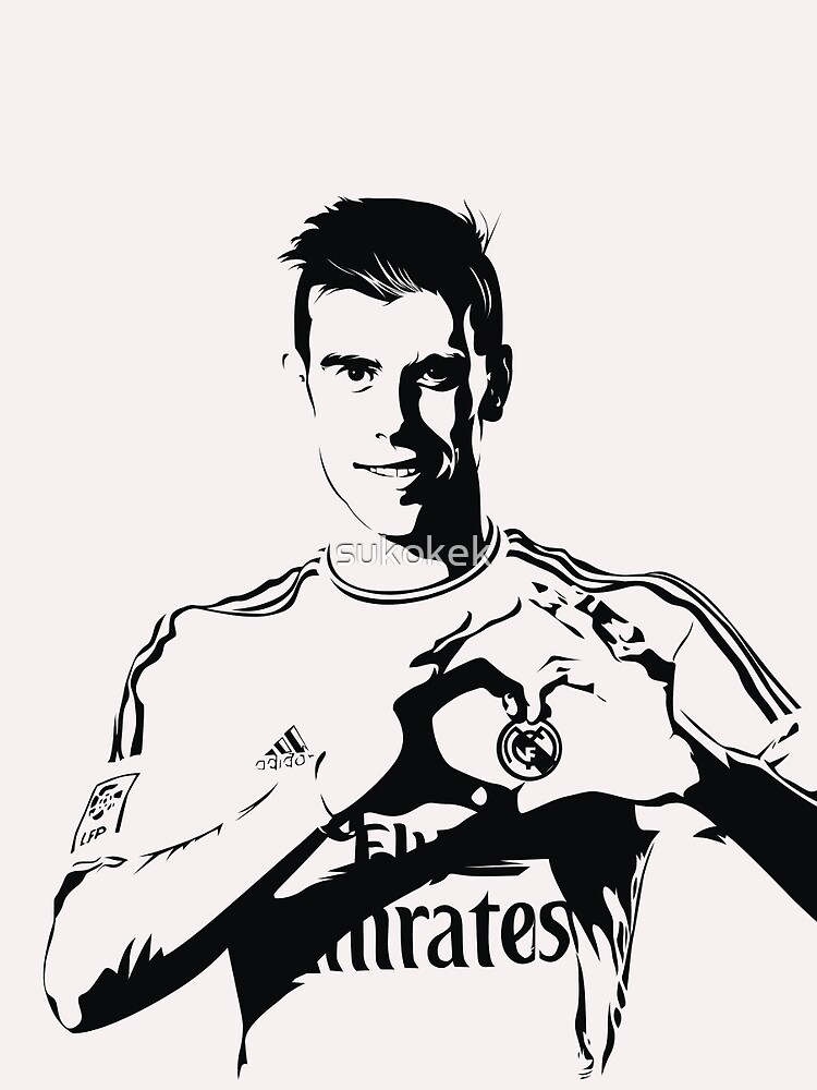 Download "Gareth Bale" T-shirt by sukokek | Redbubble
