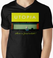Utopia - T-Shirt - Where Is Jessica Hyde? Men's V-Neck T-Shirt