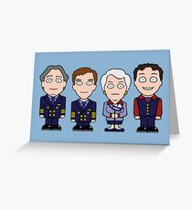 Cabin Pressure mini people (card) Greeting Card