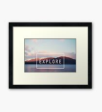 Explore. New Zealand Framed Print