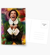 Elf - SANTA'S COMING! Postcards