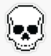 Pixel Skull Sticker