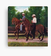 Paso Fino Horses Canvas Print