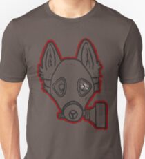 Gas Mask Wolf Broken Unisex T-Shirt