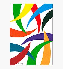 COLORED CURVES Photographic Print