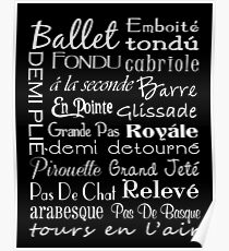 Ballet Subway Art Poster Poster