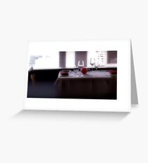 Table For Two Greeting Card