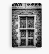 Coat of Arms Window Canvas Print