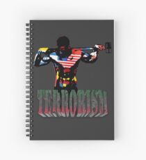 smash terrorism Spiral Notebook