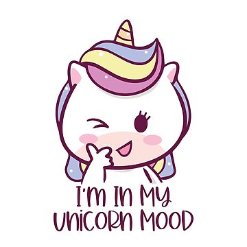 PET ME - Cute Wink Unicorn' Sticker