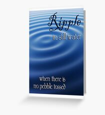 Ripple Grußkarte