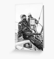 Sailing at it's best Greeting Card