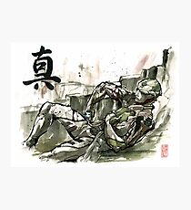 Thane from Mass Effect series Sumie Style with TRUTH Photographic Print