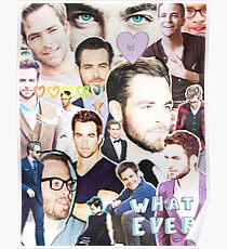 chris pine collage Poster