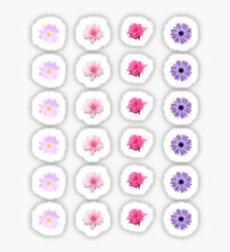 Mixed Roses and Other Flowers Sticker