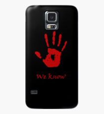 Funda/vinilo para Samsung Galaxy Hermandad oscura "Sabemos" (caja del teléfono alternativo)