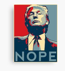 Donald Trump "NOPE" Canvas Print