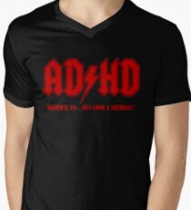 ADHD Highway to Hey! Men's V-Neck T-Shirt