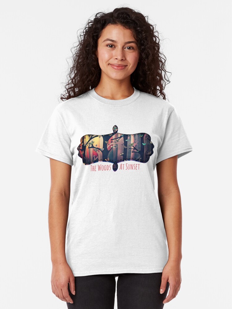 Alternate view of The Woods at Sunset Classic T-Shirt