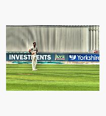 Cricketer Photographic Print