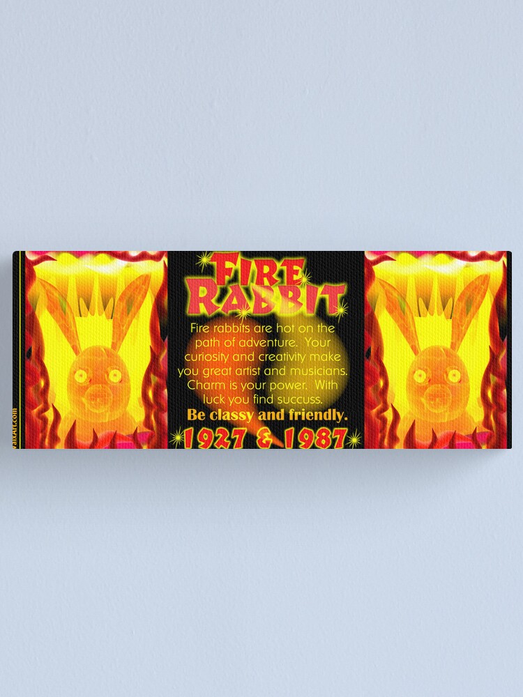 "1927 1987 Chinese zodiac born Fire rabbit by Valxart.com ...