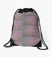 Have Faith by Diamante Lavendar Drawstring Bag