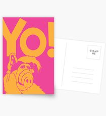 Alf says Yo! Postcards