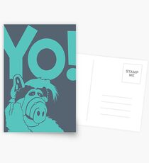 Alf says Yo! Postcards