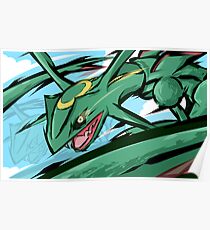 Rayquaza | ExtremeSpeed Poster
